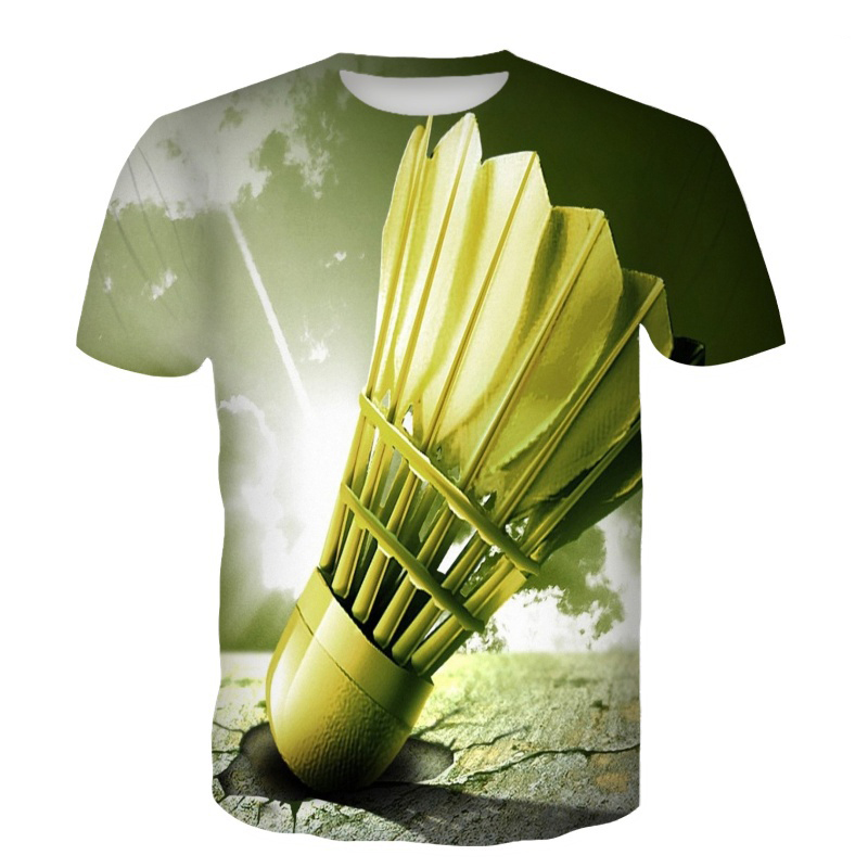 Badminton Outfit - Camisetas de badminton peteca impressão 3d