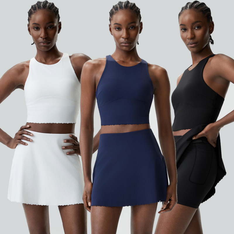 Badminton Outfit - Roupas de Academia Femininas, Conjunto de