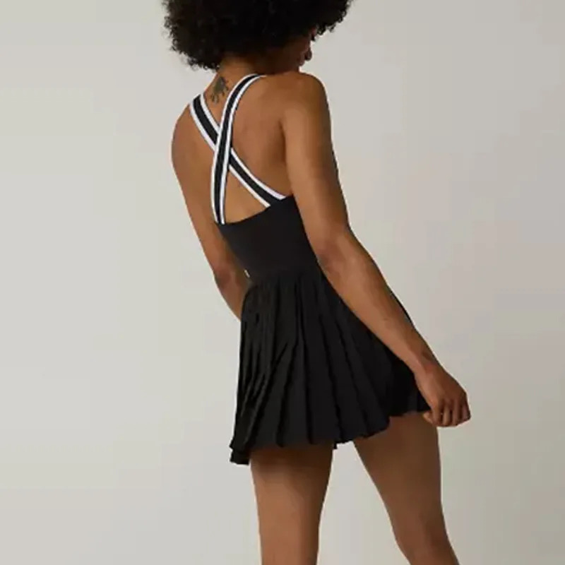 Badminton Outfit - Vestido de tênis yoga para mulheres,