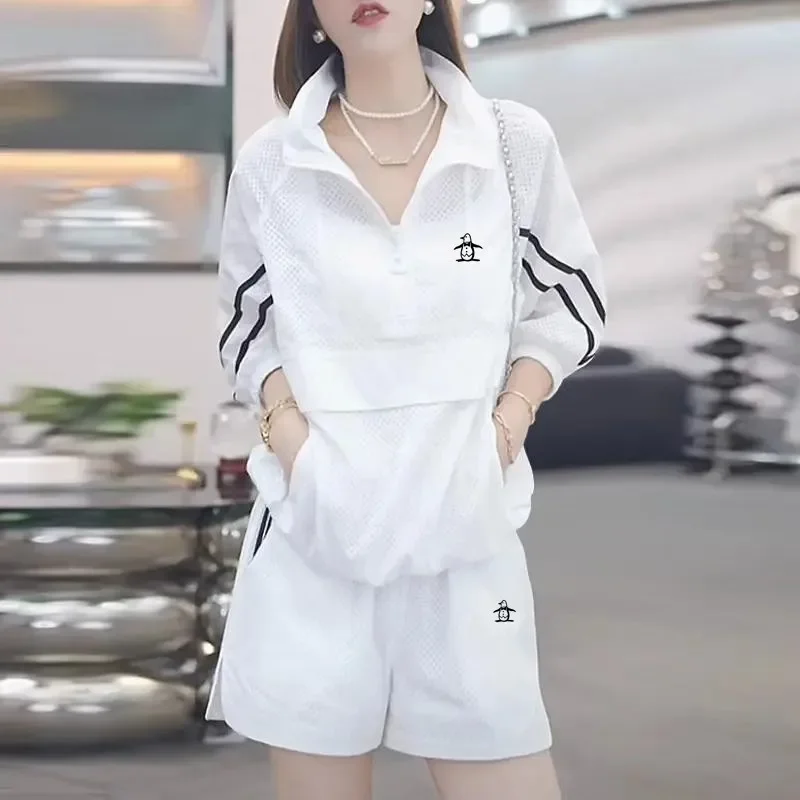Badminton Outfit - Conjunto de golfe feminino, roupas de