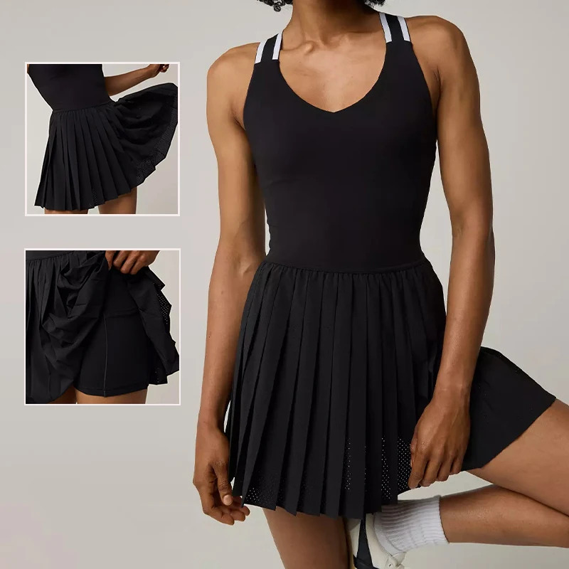 Vestido de tênis yoga para mul - Badminton Outfit avaliação e preço
