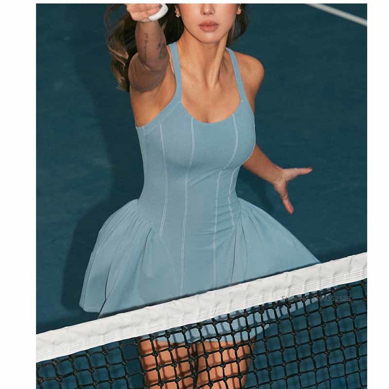 Vestido de Tênis Feminino com  - Badminton Outfit avaliação e preço